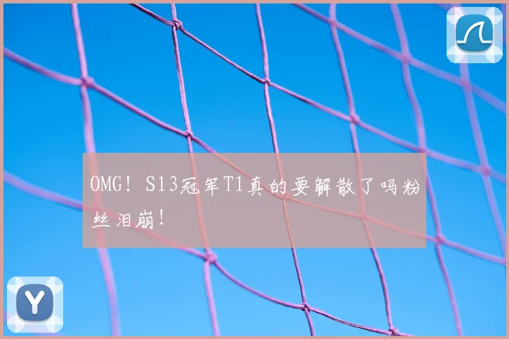 OMG！S13冠军T1真的要解散了吗粉丝泪崩！